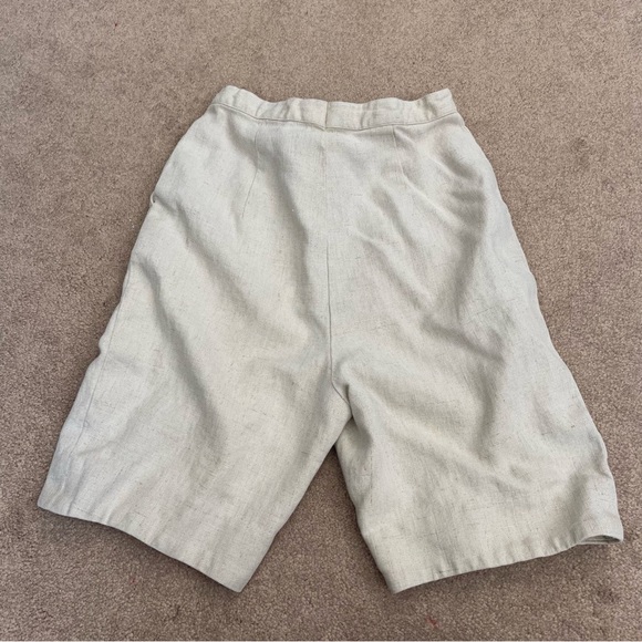 Women’s Bill Atkinson Glen of Michigan Beige Shorts Size 0 High Rise - Picture 5 of 7